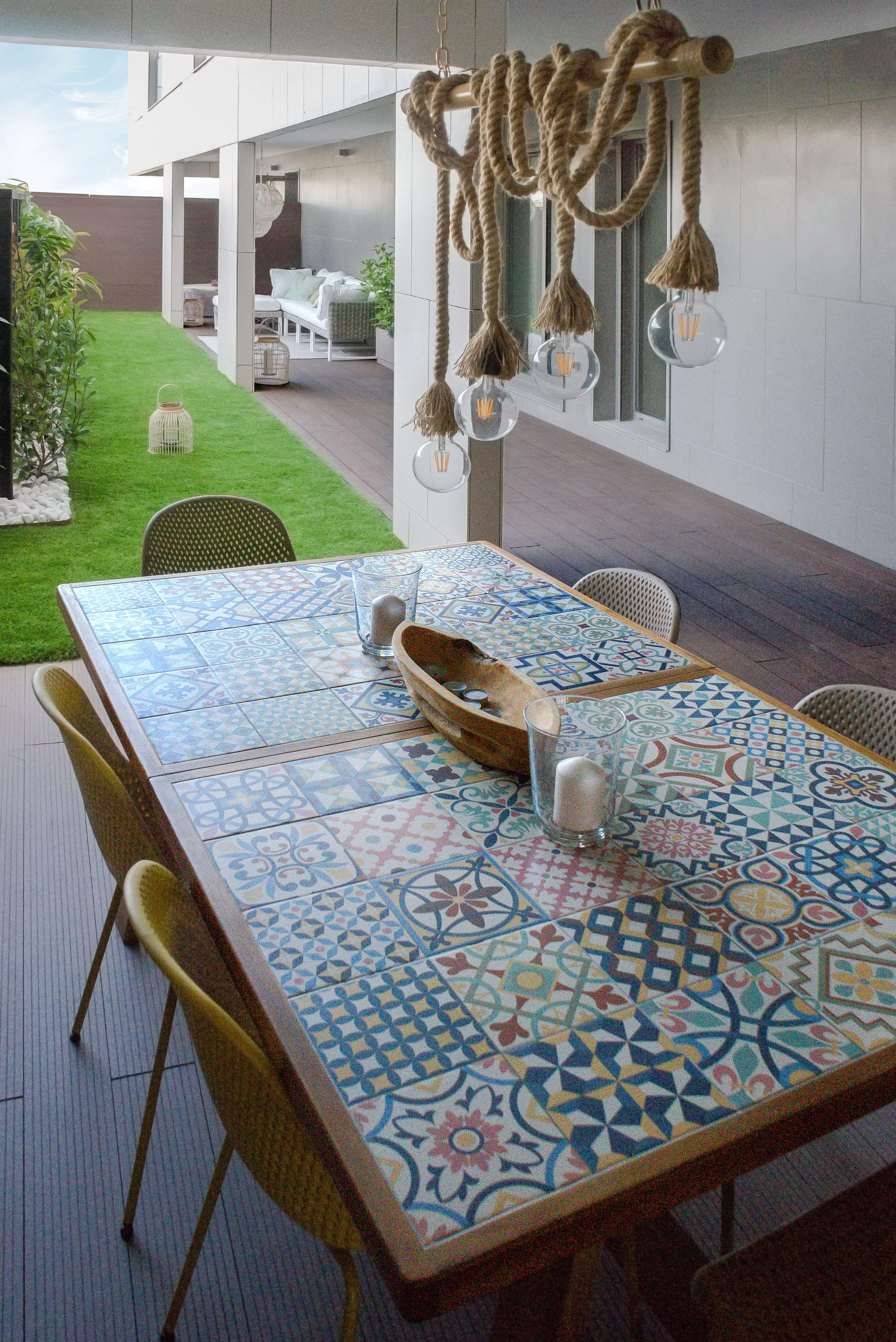 Large terrace for a large family