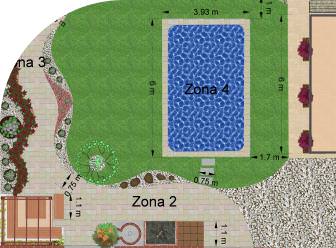 Minimalist garden with privacy screening